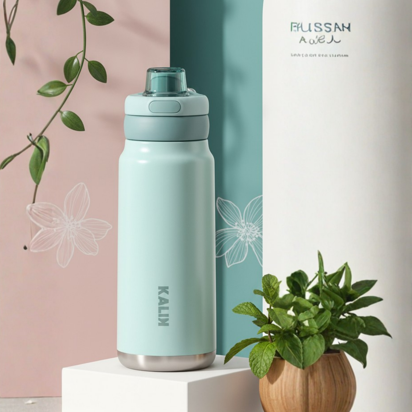 Novalite stainless steel water bottle 550ml