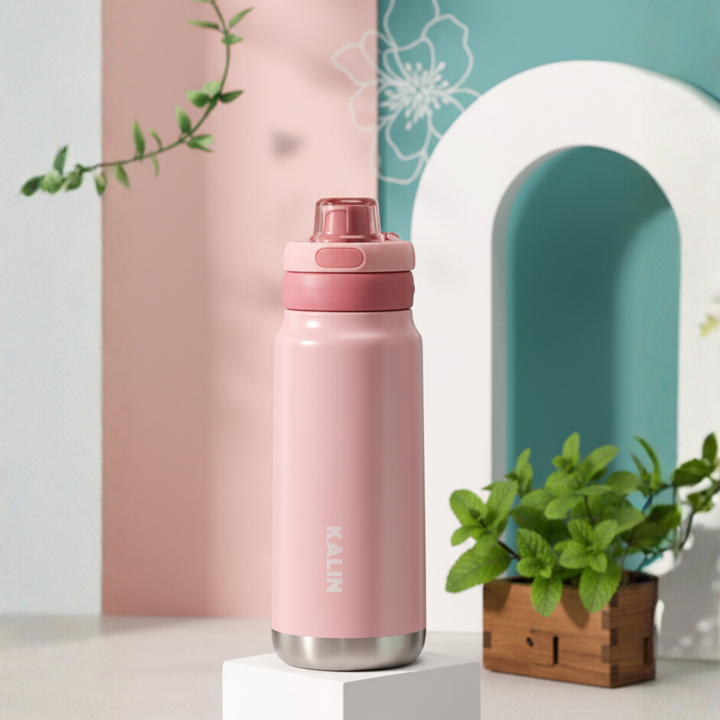 Novalite stainless steel water bottle 550ml