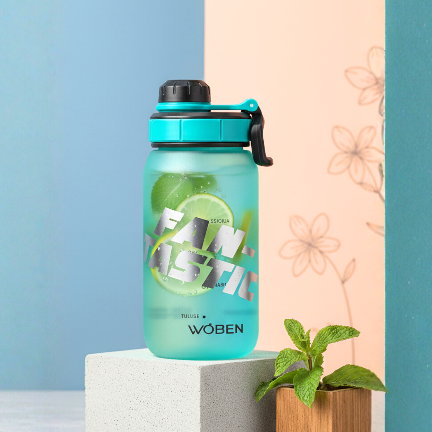 Fantastic plastic water bottle 600ml
