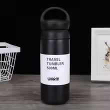 Travel tumber vacuum insulated steel bottle 450ml