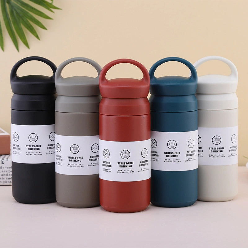 Travel tumber vacuum insulated steel bottle 450ml