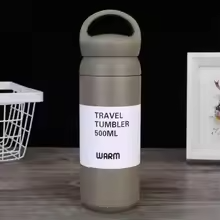 Travel tumber vacuum insulated steel bottle 450ml