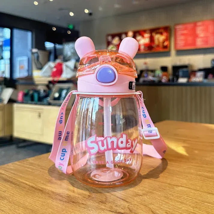 Cute Rabbit Ear water bottle 650ml