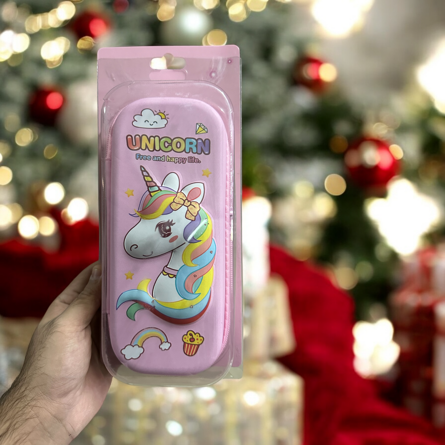 Unicorn 3D pencil box