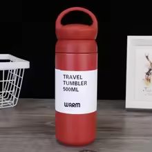 Travel tumber vacuum insulated steel bottle 450ml