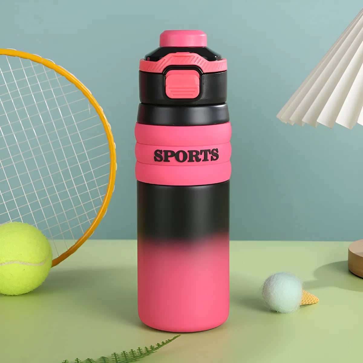 Sports stainless steel temperature control water bottle 650ml