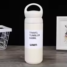Travel tumber vacuum insulated steel bottle 450ml