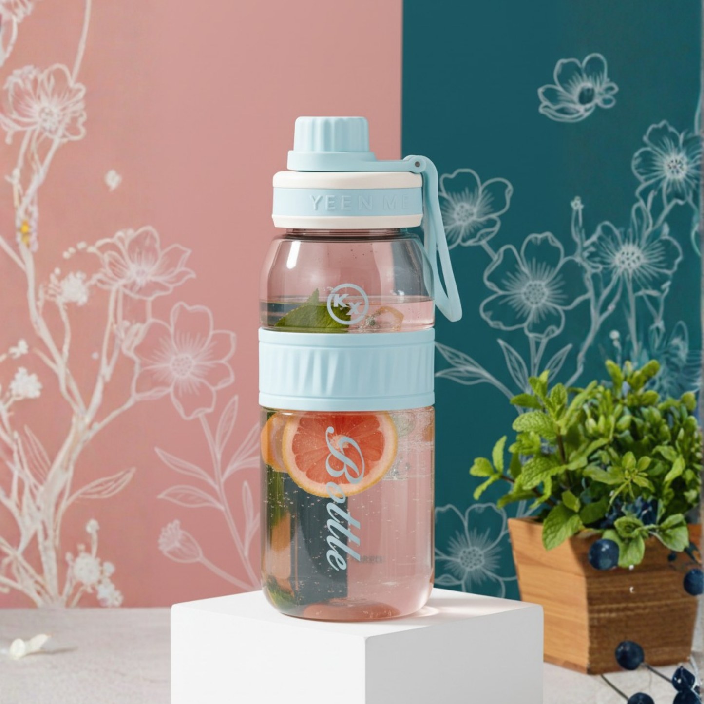Yeen mei plastic water bottle 600ml