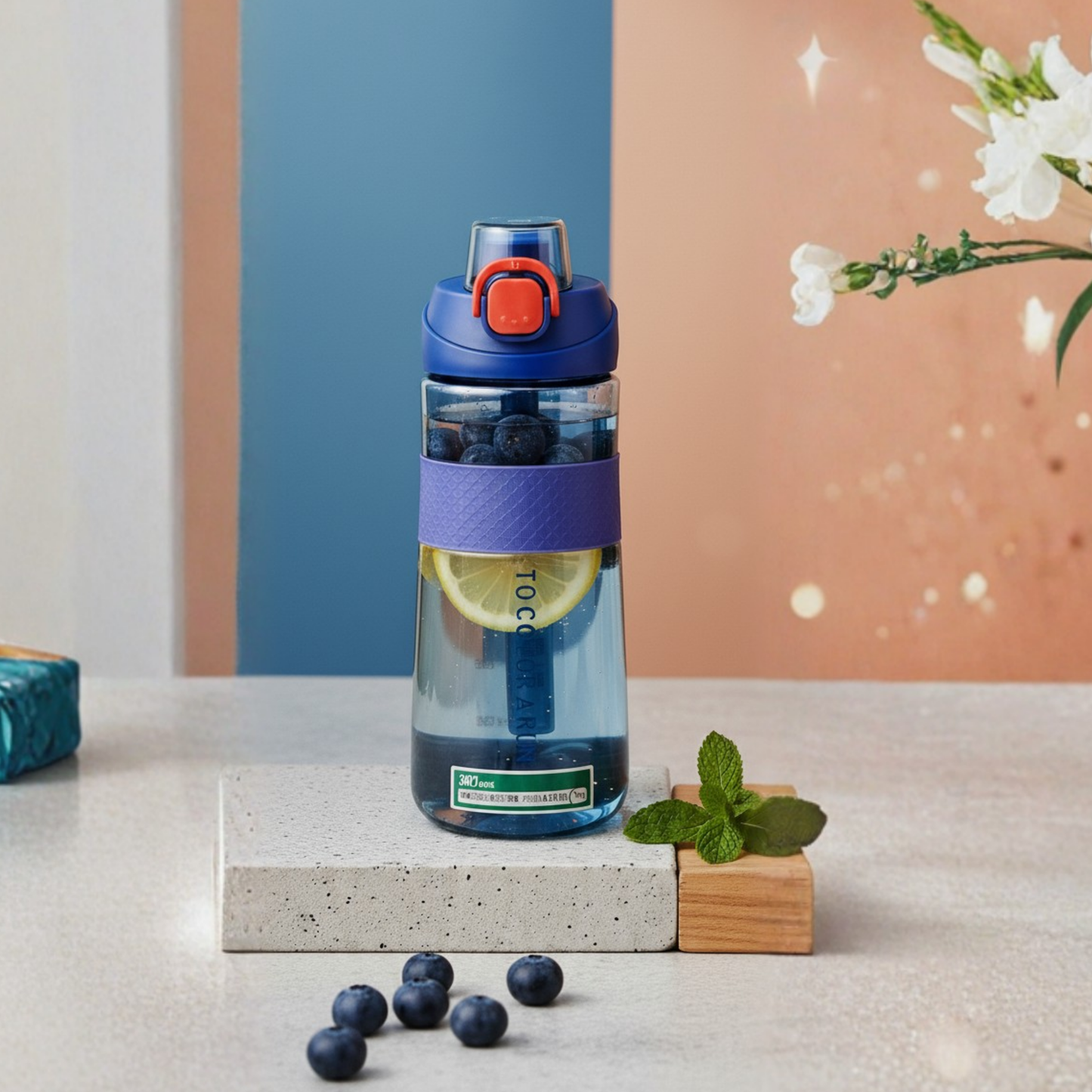 Aesthetic water bottle 650ml