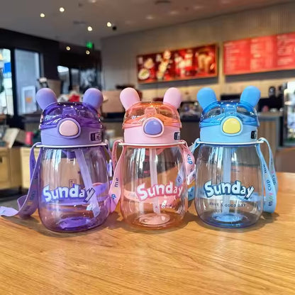 Cute Rabbit Ear water bottle 650ml