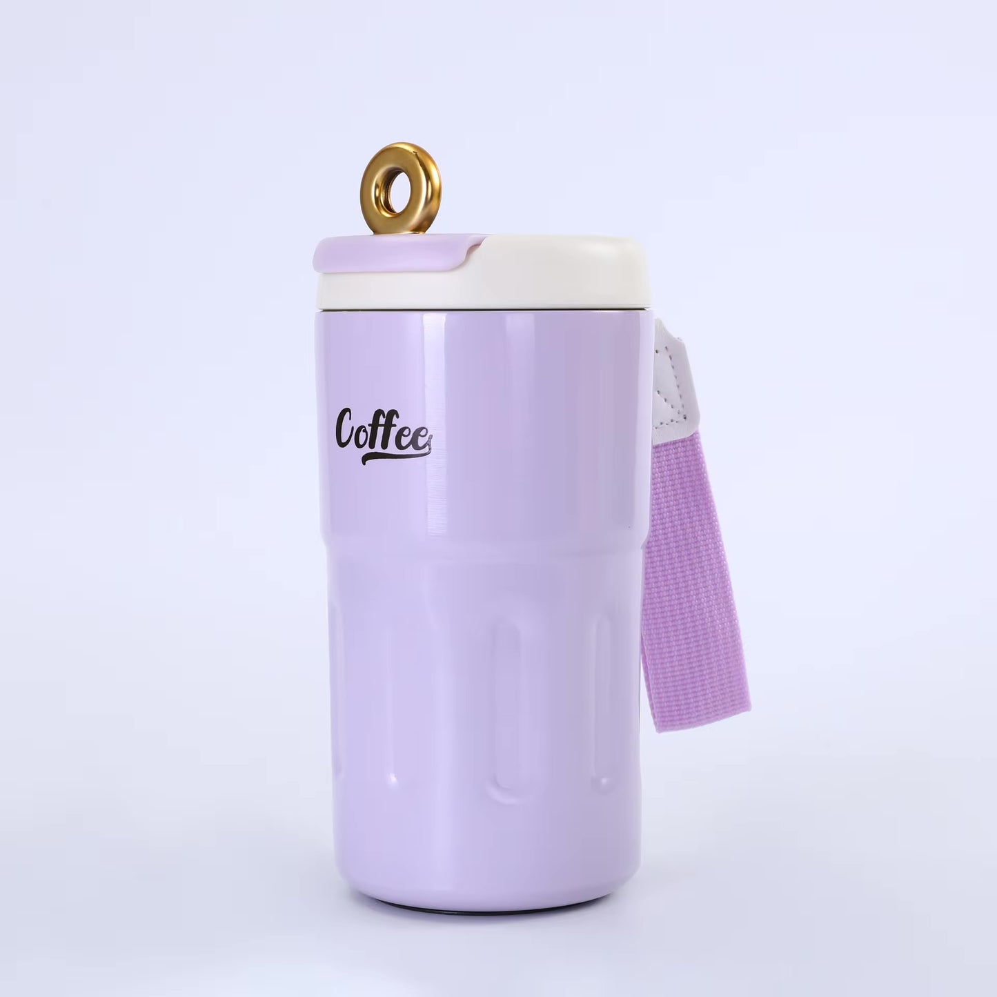 Coffee insulated stainless steel mug 500ml