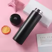 Digital LED display steel waterbottle 500ml