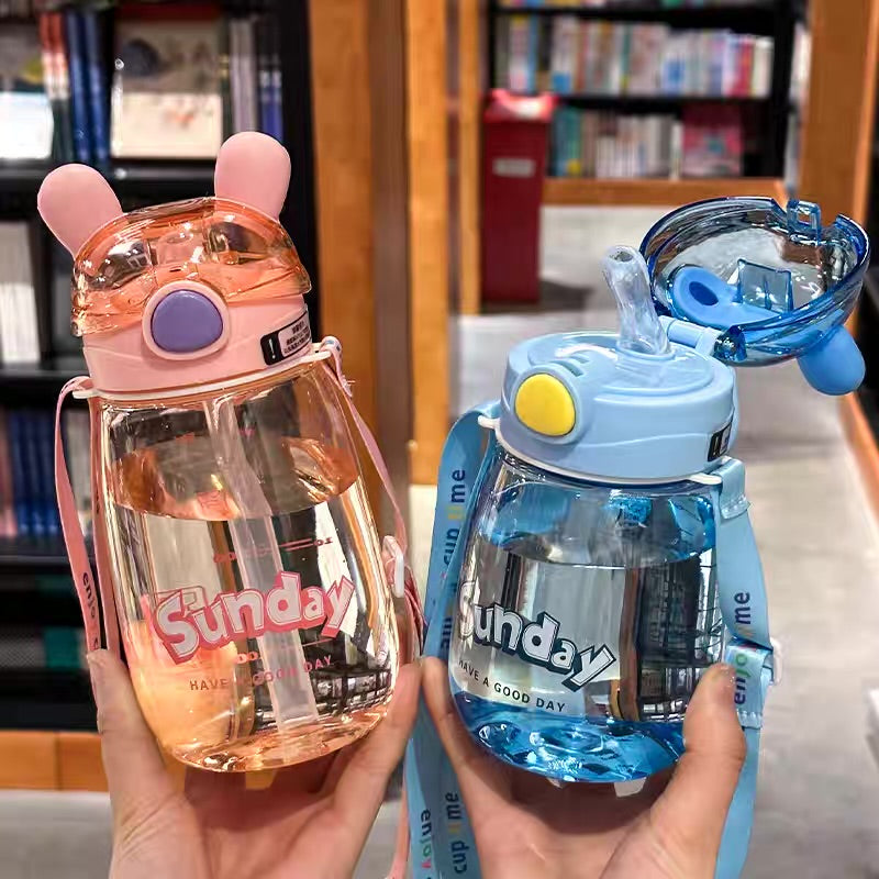 Cute Rabbit Ear water bottle 650ml