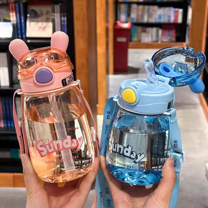 Cute Rabbit Ear water bottle 650ml