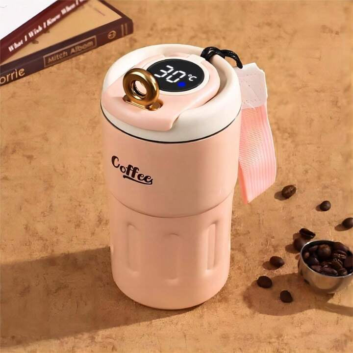 Coffee insulated stainless steel mug 500ml