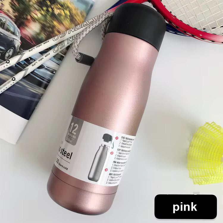 Travel tumbler insulated stainless steel water bottle 550ml