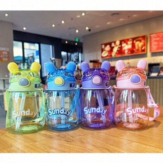 Cute Rabbit Ear water bottle 650ml
