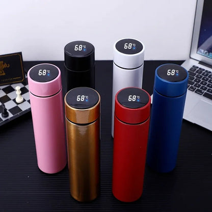 Digital LED display steel waterbottle 500ml