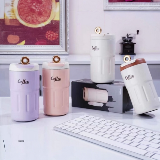 Coffee insulated stainless steel mug 500ml