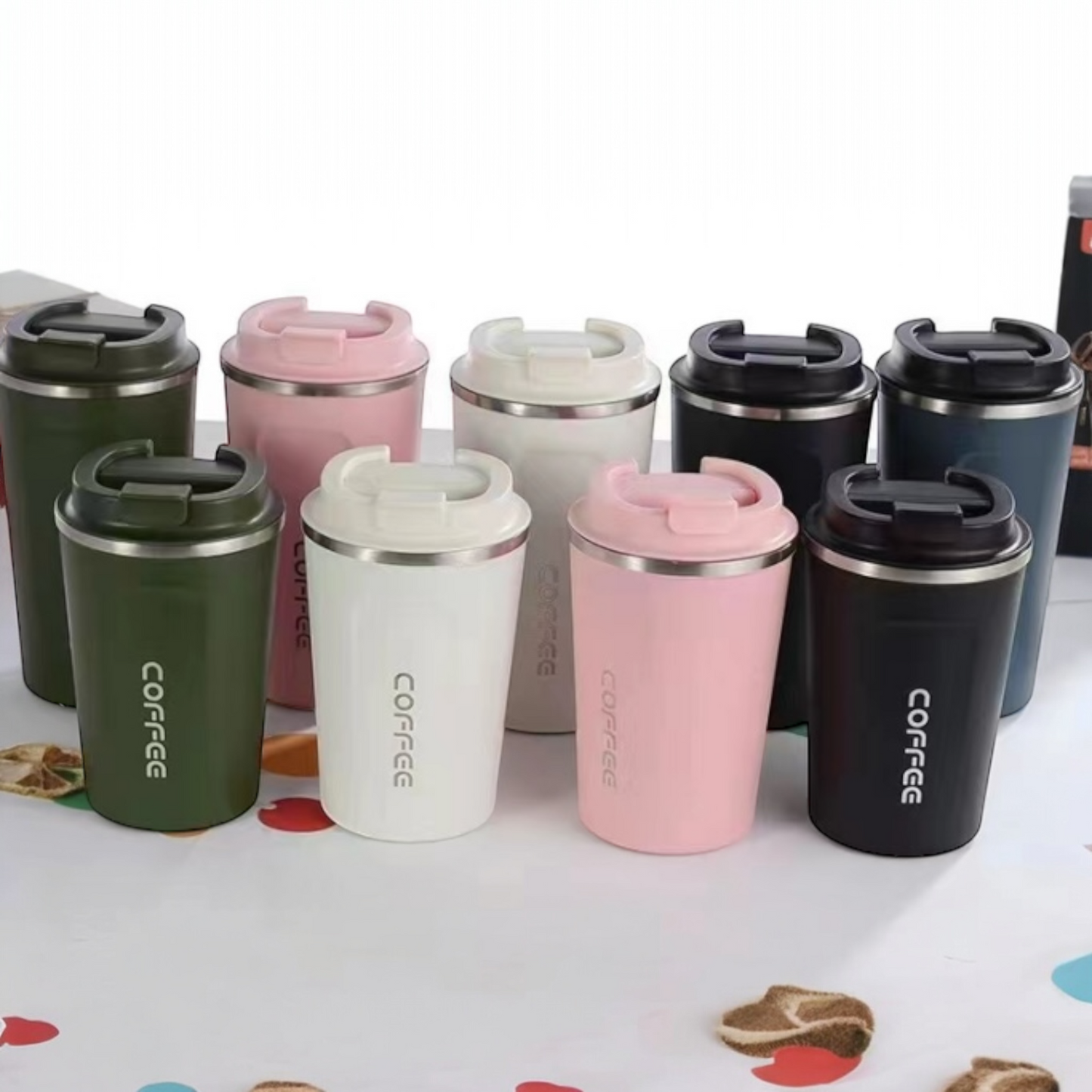 Coffee Stainless steel temperature control mug 380ml