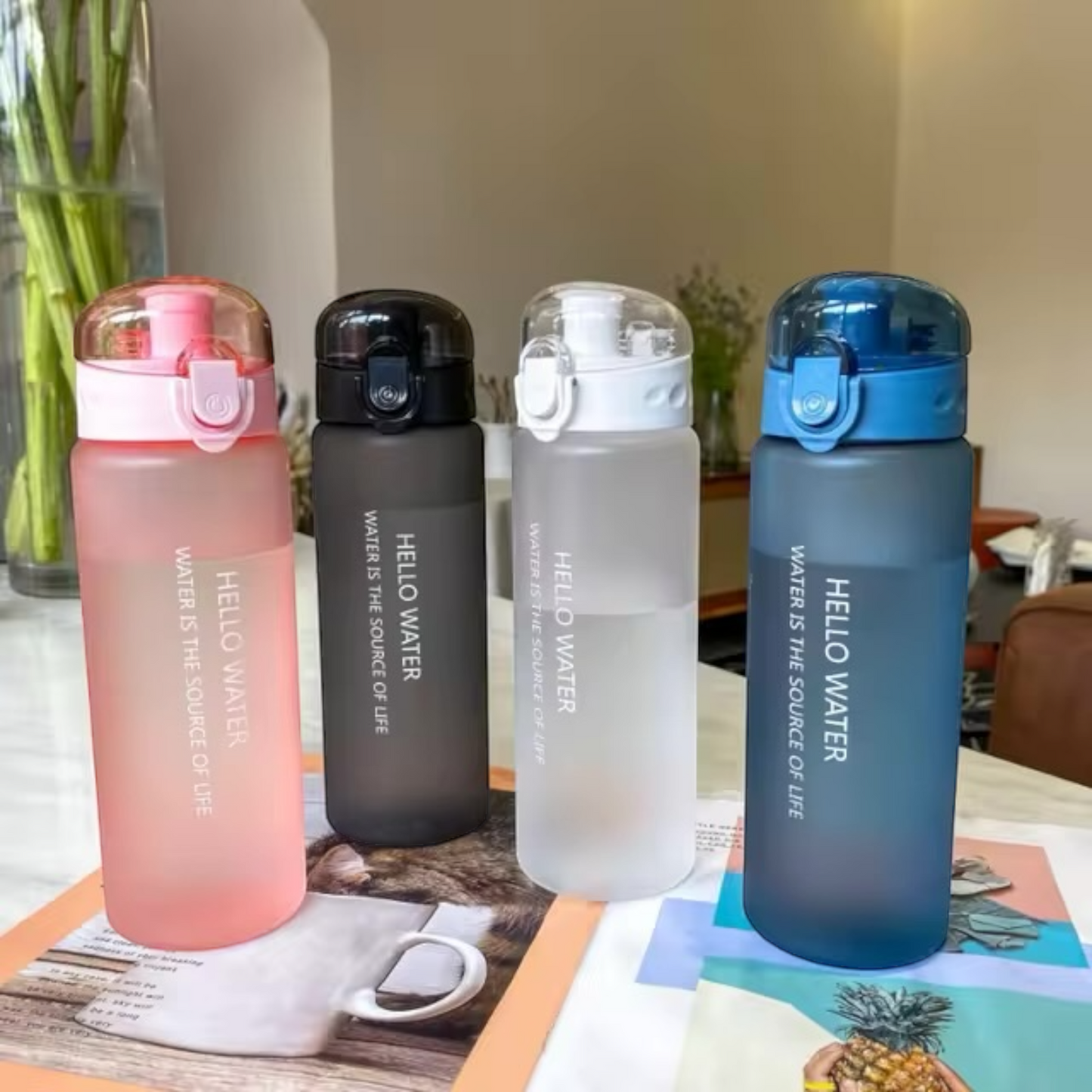 Hello water Freeze plastic water bottle 780ml