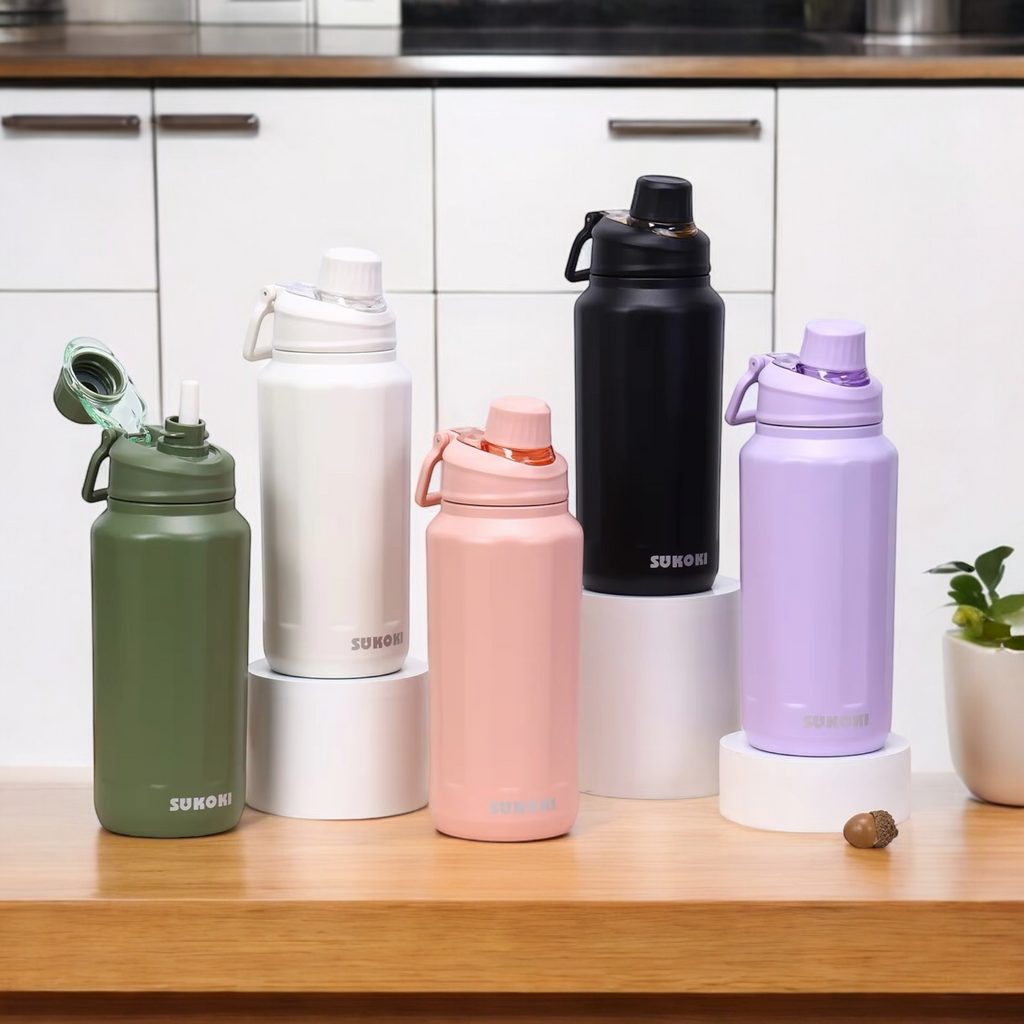 Sukoki stainless steel water bottle 800ml