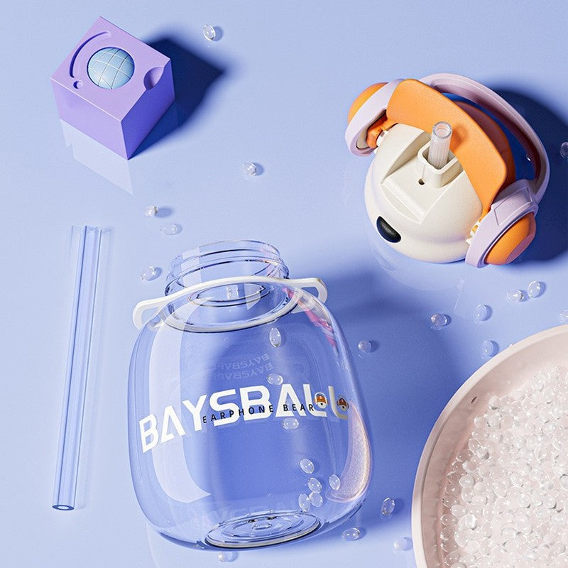 Baseball plastic water bottle 650ml