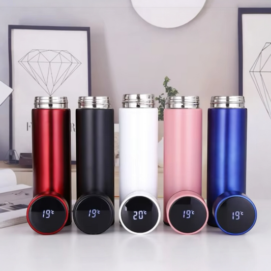 Digital LED display steel waterbottle 500ml