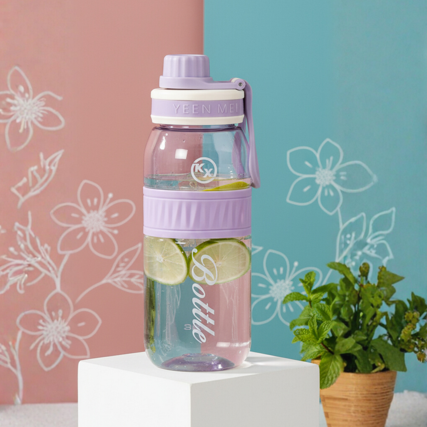 Yeen mei plastic water bottle 600ml